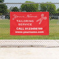 Tailoring service custom advertising banner sign