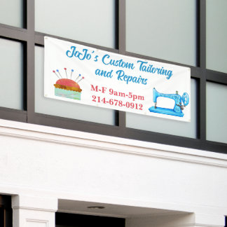 Tailoring Sewing Custom  Banner