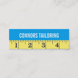Tailors Measuring Tape Sewing Mini Business Card