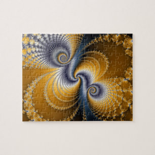 Tailspin - Fractal art Jigsaw Puzzle