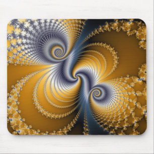 Tailspin - Fractal art Mouse Mat