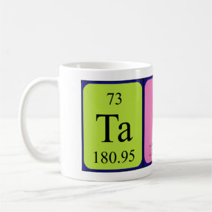 Taina periodic table name mug
