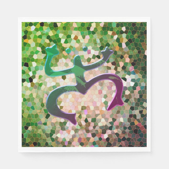 Taino Coqui Frog Paper Napkins (Front)