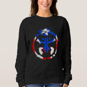 Taino Coqui Symbol - Boricua - Hispanic Heritage Sweatshirt