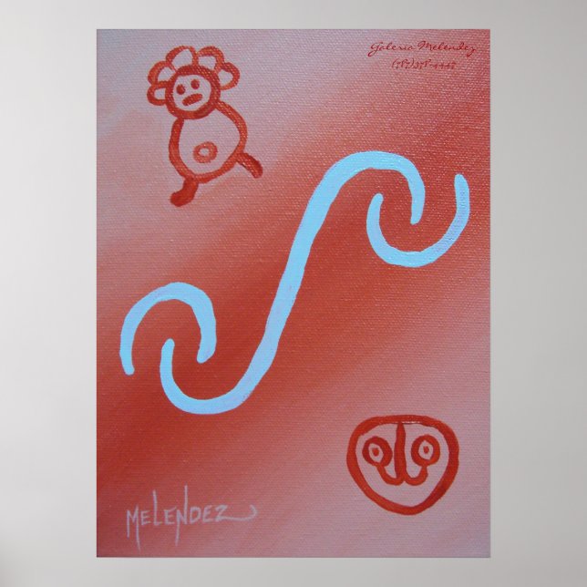 Taino Jeroglificos Poster (Front)