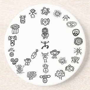 Taino Peace Coaster