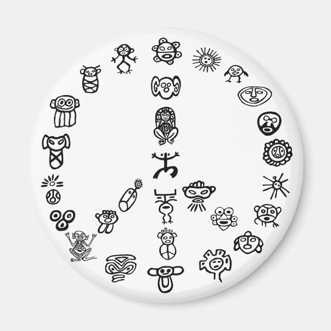 Taino Peace Magnet (Front)