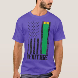 Taino Pride Hispanic Heritage distressed flag T-Shirt