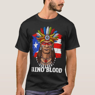Taino Puerto Rican Warrior T-Shirt