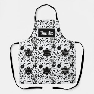 Taino Symbols Puerto Rico Culture Apron