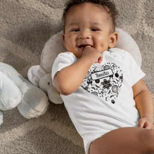 Taino Symbols Puerto Rico Culture Baby Bodysuit