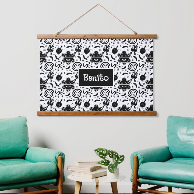 Taino Symbols Puerto Rico Culture Hanging Tapestry (Living Room)