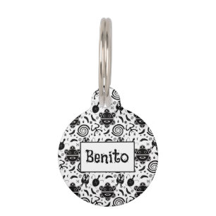 Taino Symbols Puerto Rico Culture Pet Tag