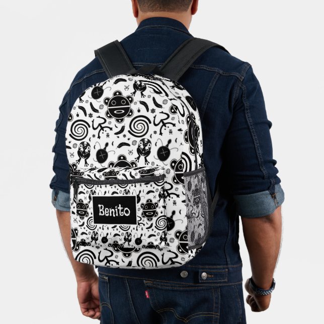 Taino Symbols Puerto Rico Culture Printed Backpack (Insitu (Model))