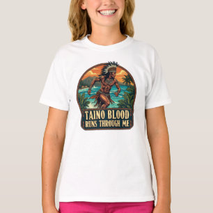 Taino Warrior Puerto Rico Indigenous Caribbean T-Shirt