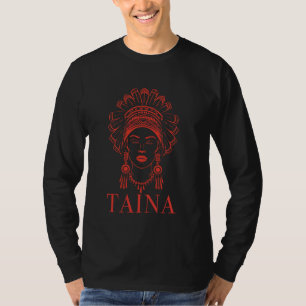 Taino Woman Boricua Boriken Indigenous Puerto Rica T-Shirt