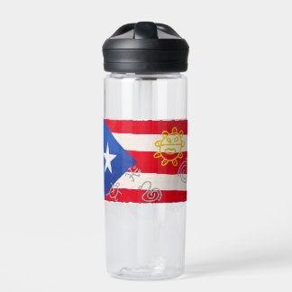 Tainos on the Flag OF Water Bottle