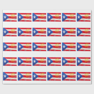 Tainos on the Flag OF Wrapping Paper