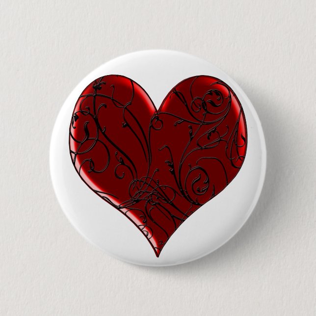 Tainted Heart Button (Front)