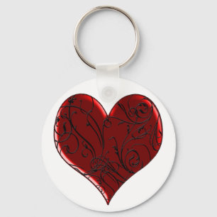 Tainted Heart Key Chain