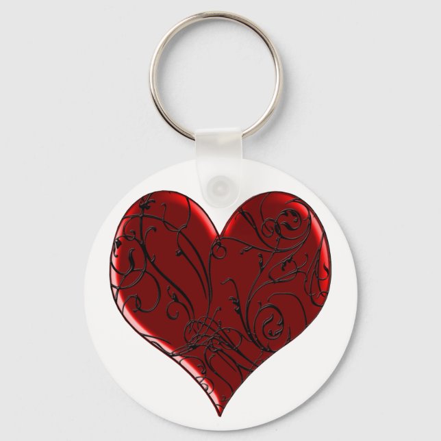 Tainted Heart Key Chain (Front)