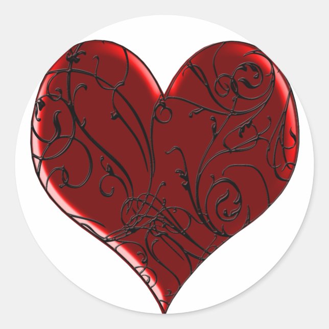 Tainted Heart Stickers (Front)