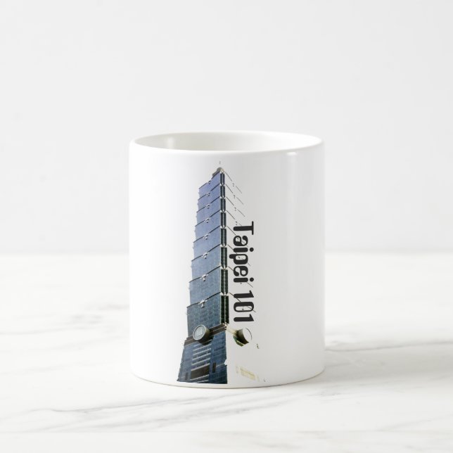 Taipei 101 Building Travel Souvenir Coffee Mug (Center)