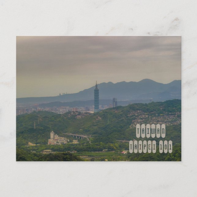 Taipei 101 in Taiwan Postcard (Front)