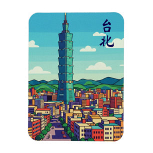 Taipei 101 magnet