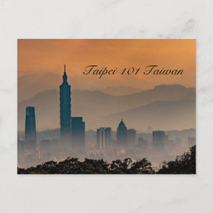 Taipei 101 Taiwan Postcard