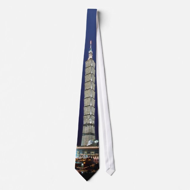 Taipei 101 World's Tallest Building Tie (Front)