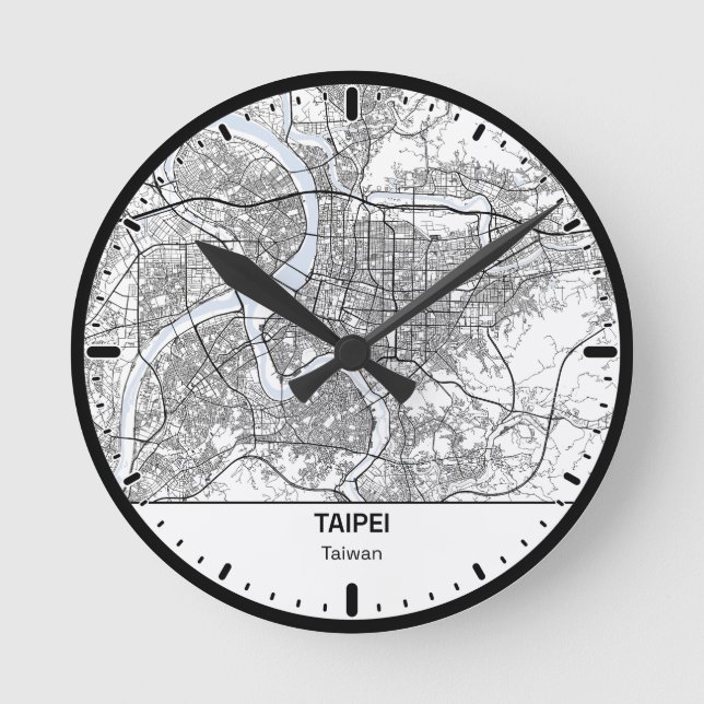 Taipei Clock City Line Art (Front)