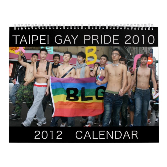 Taipei Gay Pride 2010, 2012 Calendar (Cover)