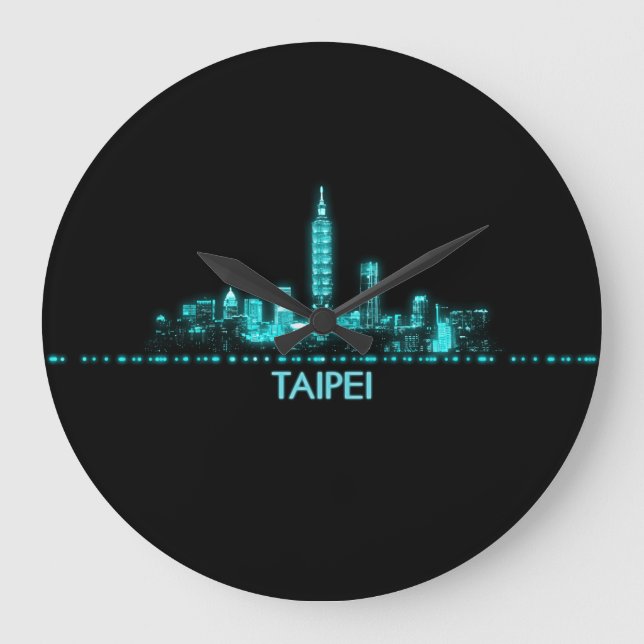 Taipei Skyline Large Clock (Front)