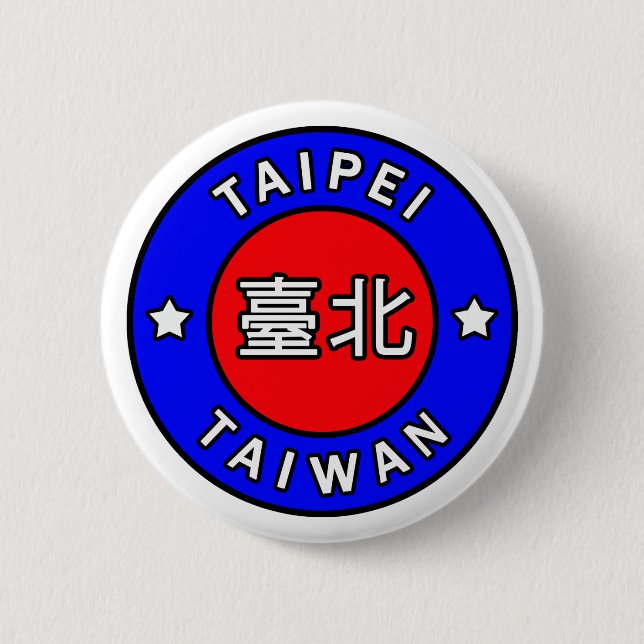 Taipei Taiwan button (Front)