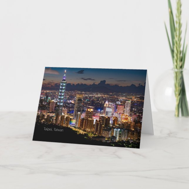 Taipei, Taiwan Card (Front)
