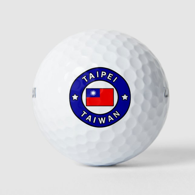 Taipei Taiwan Golf Balls (Front)