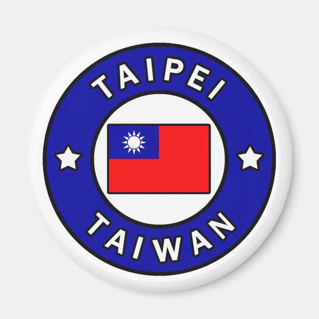 Taipei Taiwan Magnet (Front)