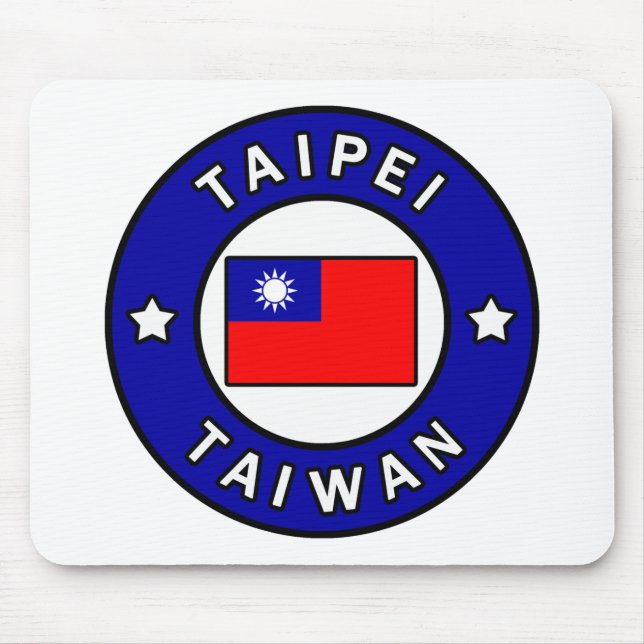 Taipei Taiwan Mouse Mat (Front)