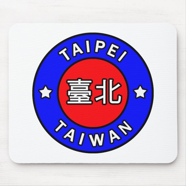 Taipei Taiwan Mouse Mat (Front)