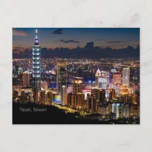 Taipei, Taiwan Postcard