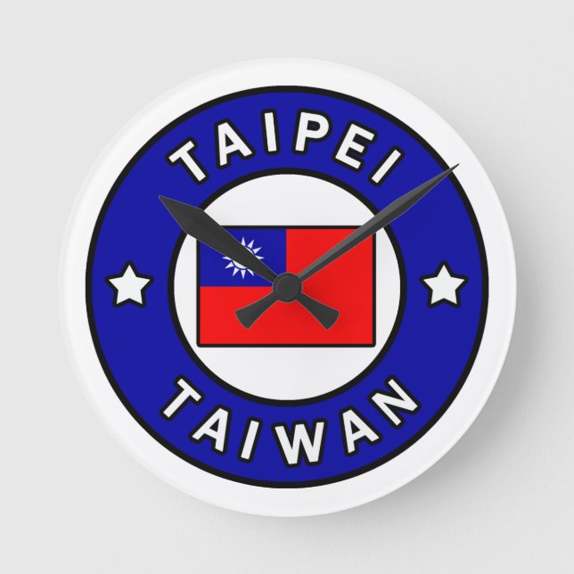 Taipei Taiwan Round Clock (Front)