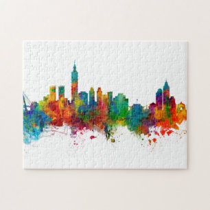 Taipei Taiwan Skyline Jigsaw Puzzle