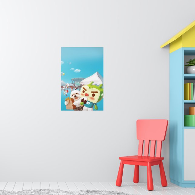 Taipei Ximen Red House: Iron T. & Smile Pup Poster (Nursery 1)