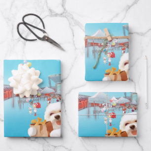 Taipei Ximen Red House: Iron T. & Smile Pup Wrapping Paper Sheet