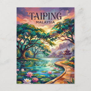 Taiping Lake Gardens Malaysia Postcard