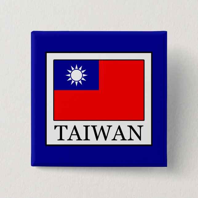 Taiwan 15 Cm Square Badge (Front)