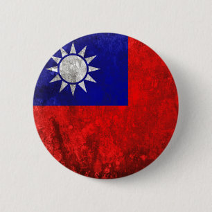 Taiwan 6 Cm Round Badge