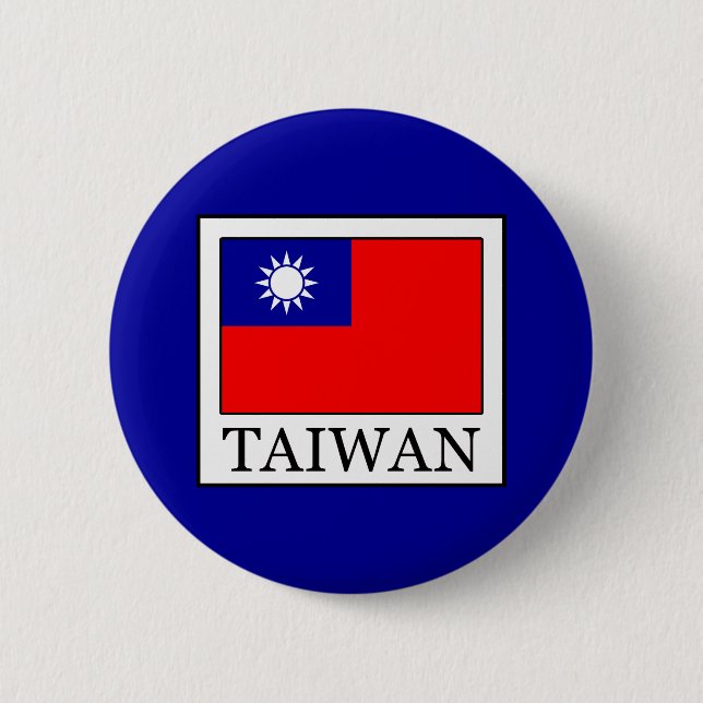 Taiwan 6 Cm Round Badge (Front)