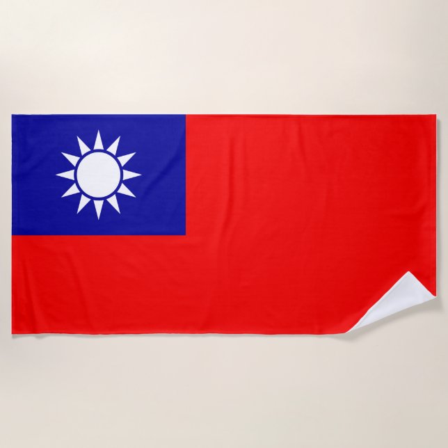 Taiwan Beach Towel (Front)